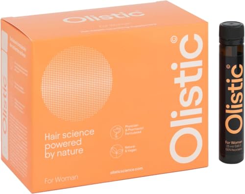 Caja de Olistic para mujer, tratamiento capilar con viales para fortalecer el pelo