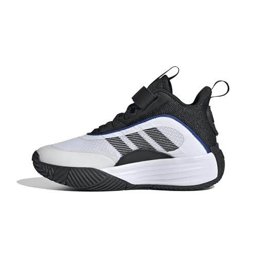 Zapatillas de baloncesto adidas Ownthegame 3.0 para unisex niños, vista lateral derecha mostrando diseño moderno