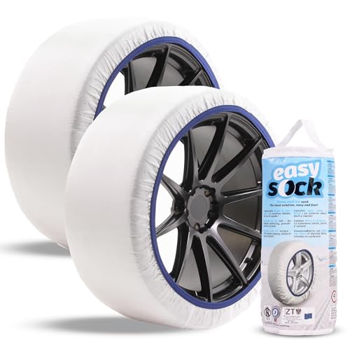 Juego de cadenas de nieve Easy Sock para ruedas, ideal para mantener la seguridad en invierno