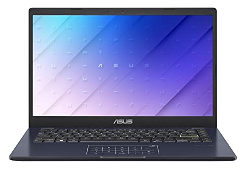 Asus E410MA-EK007WS portátil de 14 pulgadas con pantalla Full HD encendida, diseño elegante y moderno en color azul