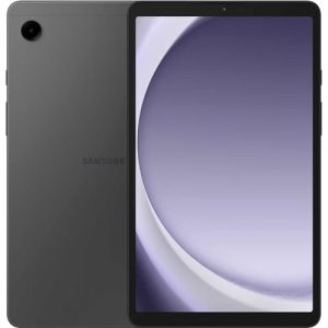 Samsung Galaxy Tab A9 vista trasera en color grafito