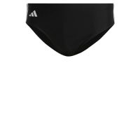 Bañador clásico negro de adidas con logo en la parte frontal visto desde adelante