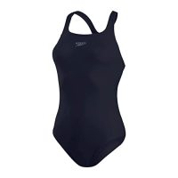 Bañador Speedo Medalist en color negro visto de frente, ideal para natación y entrenamiento