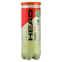 Bote de 3 pelotas de padel HEAD TEAM con diseño distintivo