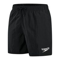 Pantalones cortos de agua Speedo en color negro, con cintura elástica y cordón ajustable