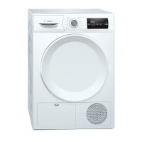 Secadora Balay de bomba de calor, vista frontal con diseño blanco y panel de control moderno.