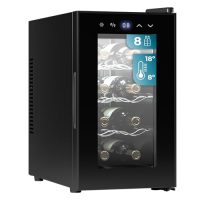 Vinoteca Cecotec que almacena 8 botellas con panel de control digital y temperatura regulable entre 8-18ºC