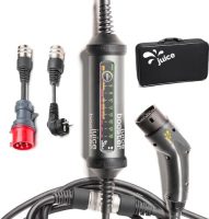 Juice Booster 2 con adaptadores de carga y maletín, cargador de coche eléctrico altamente funcional