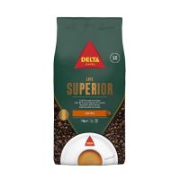Paquete de café en grano Delta Lote Superior de 1kg, mostrando su diseño y marca