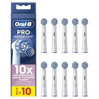 Paquete que contiene 10 recambios Oral-B Pro Sensitive Clean para cepillos de dientes eléctricos