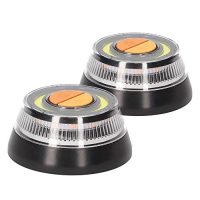 Conjunto de dos luces de emergencia V16 homologadas de PMK GRUPO para coche, con base imantada