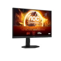 Monitor AOC Gaming Q27G4XF de 27 pulgadas, 180 Hz, vista frontal con fondo de juego vibrante