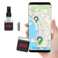 Localizador ICODI mostrando ubicación en Google Maps en un smartphone