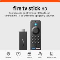 Amazon Fire TV Stick HD con control remoto y funciones de apagado y volumen