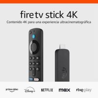 Fire TV Stick 4K y control remoto, compatible con servicios de streaming como Prime Video, Disney+, Netflix y RTVE Play
