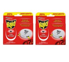 Paquete doble de cebo Raid para hormigas, con descuento del 20%, elimina toda la colonia de hormigas, incluyendo larvas y reina
