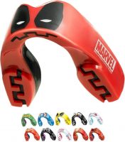 Marvel Protector bucal adultos y niños para todos los deportes de contacto, incluidos rugby, MMA, artes marciales de kickboxing, judo, hockey y boxeo